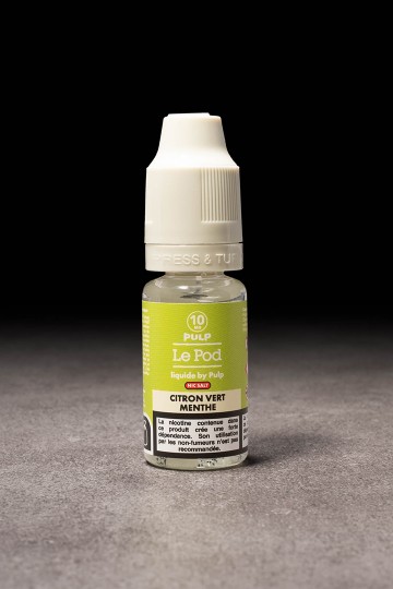 E-liquide Citron Vert Menthe 10ml LE POD LIQUIDE BY PULP - ICI ET VAP