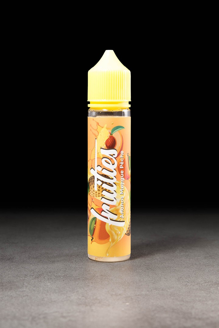 E-liquide Ananas Mangue Pêche 50ml FRUITIES BOBBLE - ICI ET VAP E-liquide Ananas Mangue Pêche 50ml FRUITIES BOBBLE - ICI ET VAP