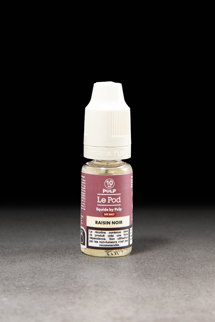 E-liquide Raisin Noir 10ml LE POD LIQUIDE BY PULP - ICI ET VAP E-liquide Raisin Noir 10ml LE POD LIQUIDE BY PULP - ICI ET VAP