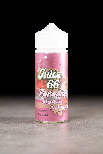 E-liquide Strawberry Raspberry Peach 100ml PARADISE JUICE 66 - ICI ET VAP