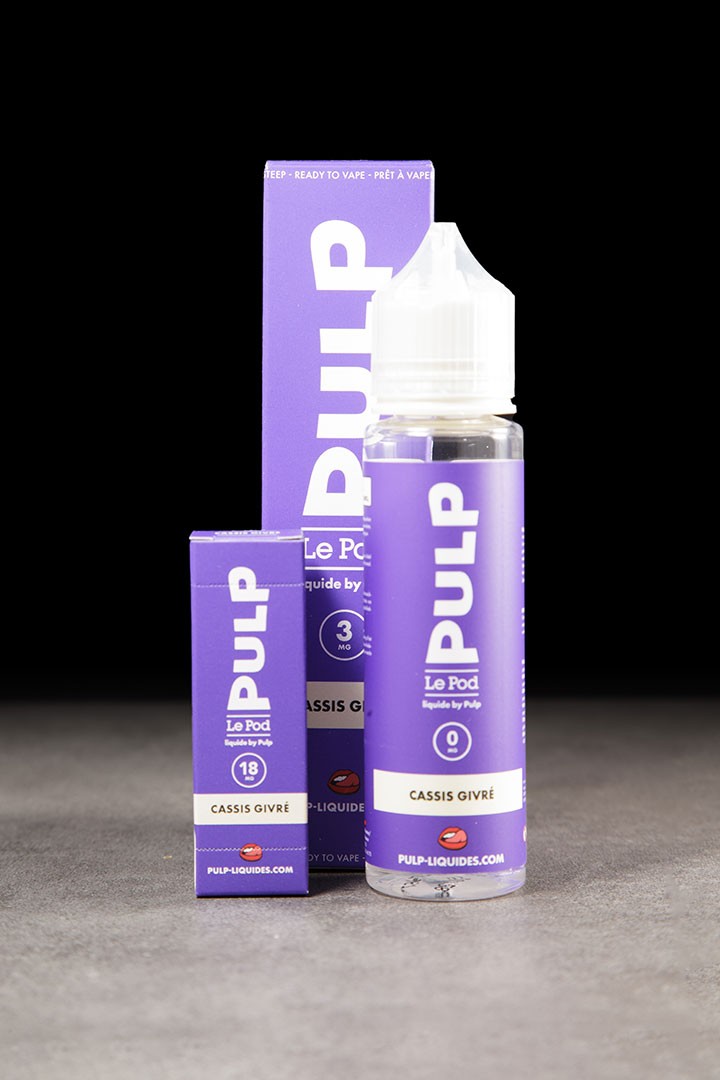 E-liquide Cassis Givré Grand Format LE POD LIQUIDE BY PULP - ICI ET VAP E-liquide Cassis Givré Grand Format LE POD LIQUIDE BY PULP - ICI ET VAP