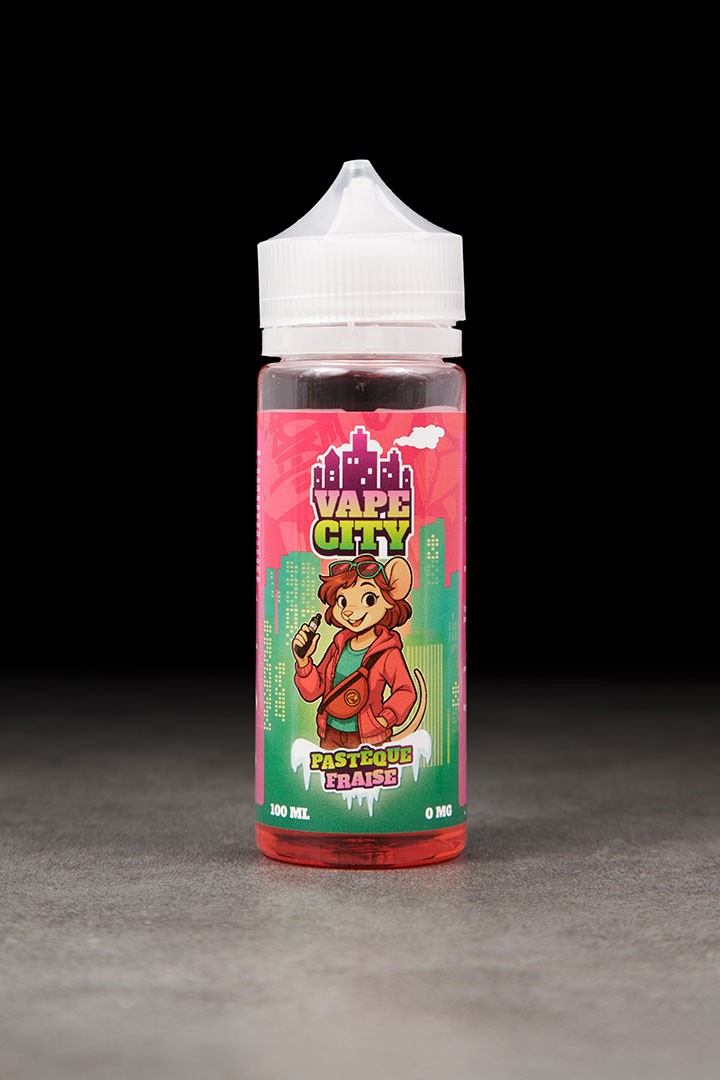 E-liquide Pastèque Fraise 100ml VAPE CITY - ICI ET VAP