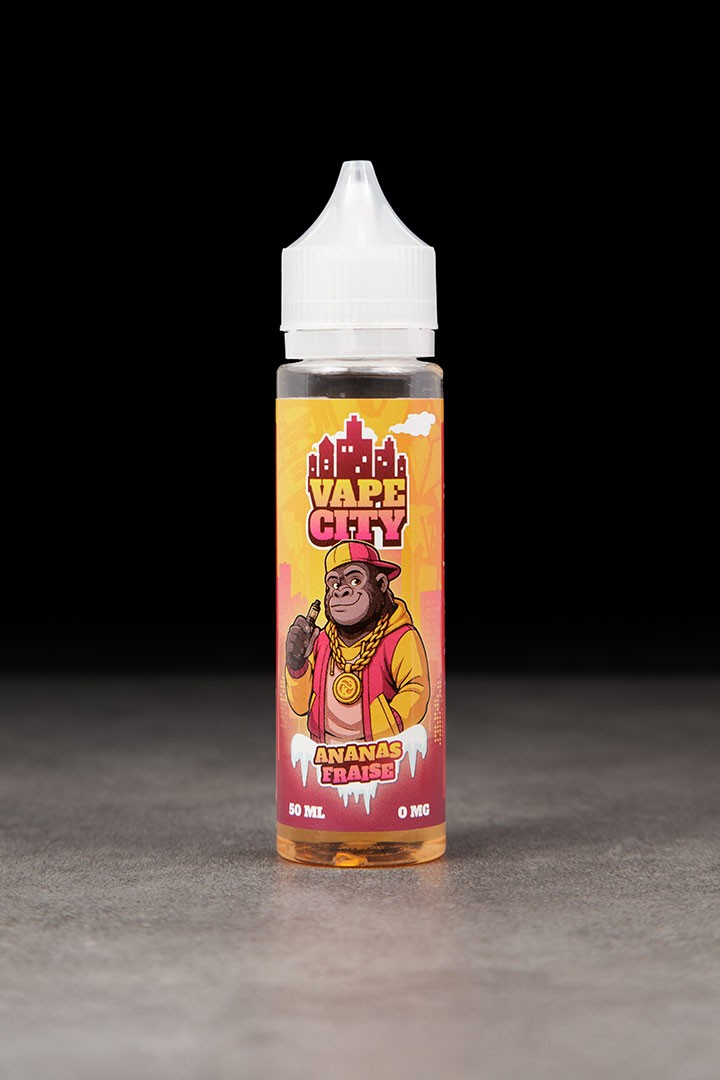 E-liquide Ananas Fraise 50ml VAPE CITY - ICI ET VAP