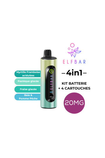 Kit 4en1 Elfbar Édition Signature - ICI ET VAP