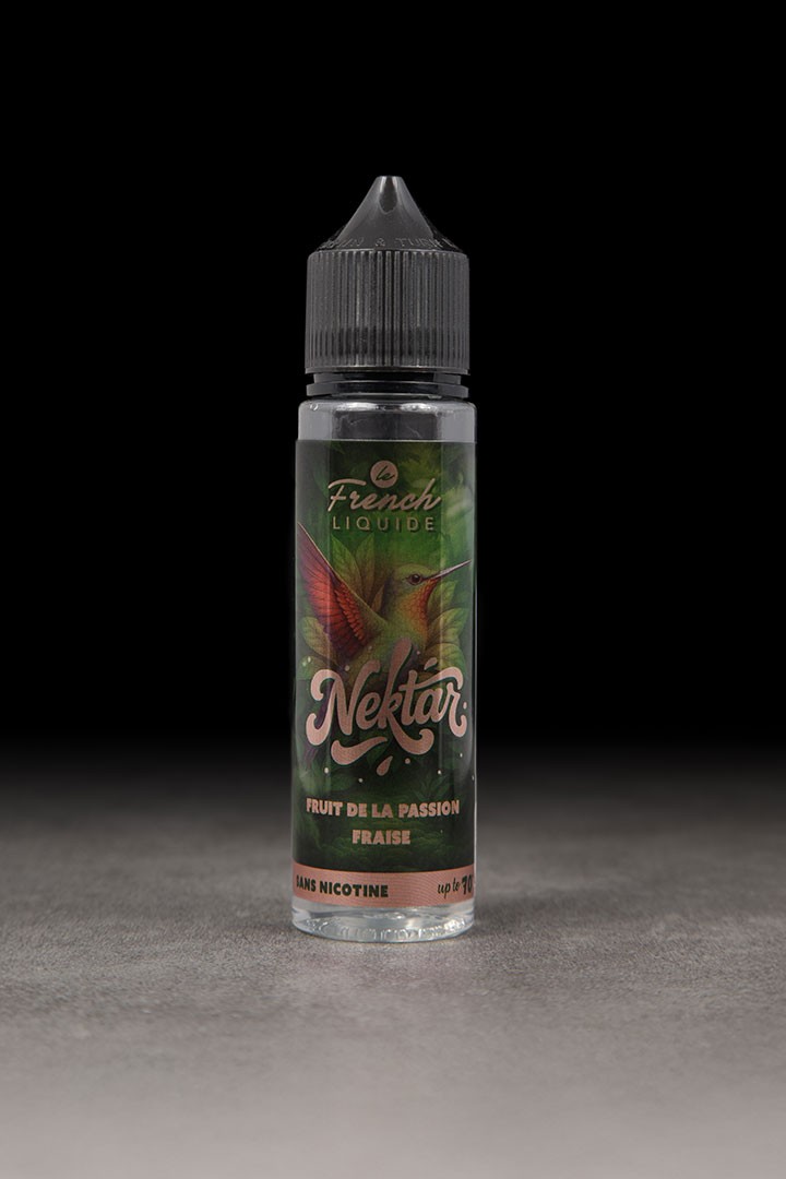 E-liquide Fruit de la Passion Fraise 50ml NEKTAR LE FRENCH LIQUIDE - ICI ET VAP
