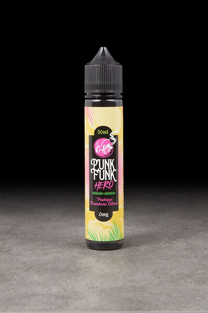 E-liquide Pastèque Framboise Citron 50ml PUNK FUNK HERO - ICI ET VAP