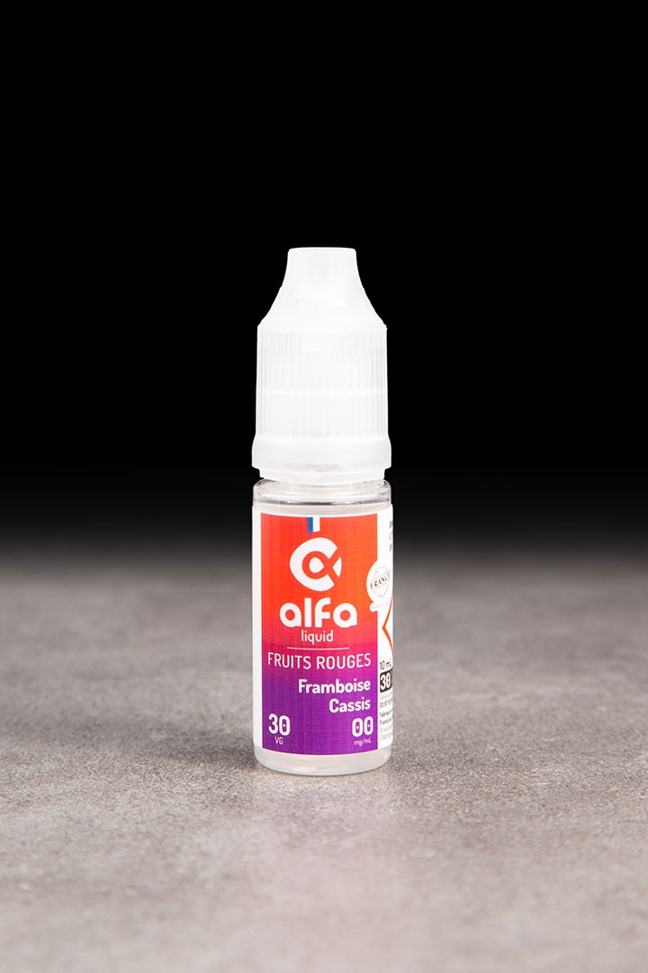 Framboise Cassis 10ml ALFALIQUID FRUITS ROUGES - ICI ET VAP