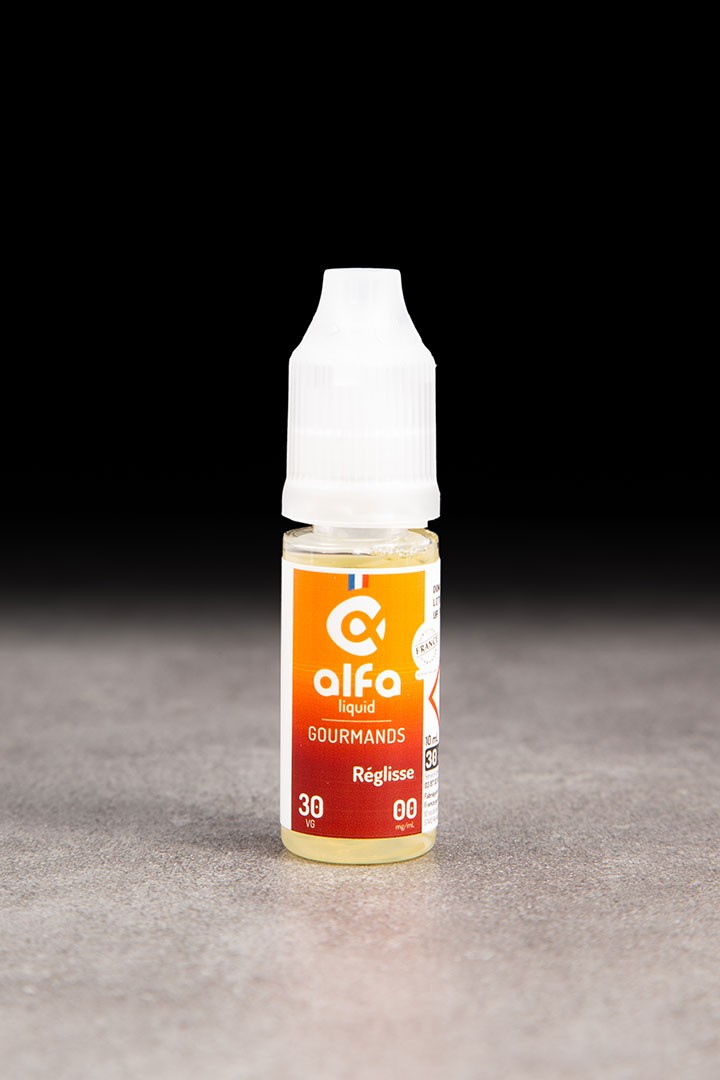 E-liquide Réglisse 10ml ALFALIQUID GOURMANDS - ICI ET VAP