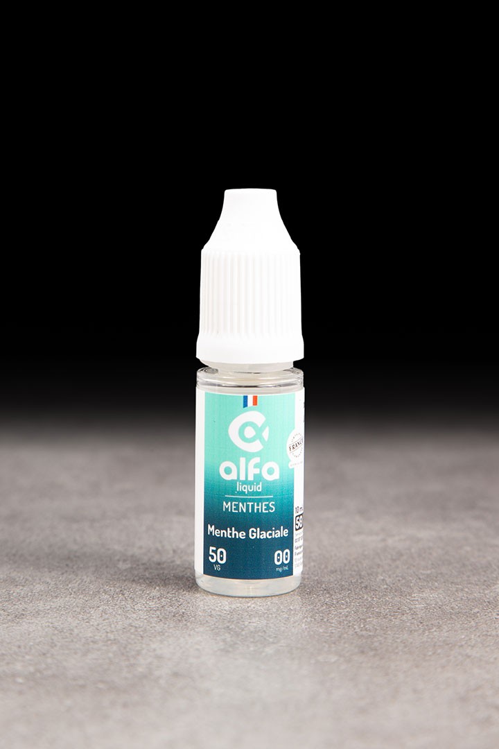 E-liquide Menthe Glaciale 10ml ALFALIQUID MENTHES 50/50 - ICI ET VAP