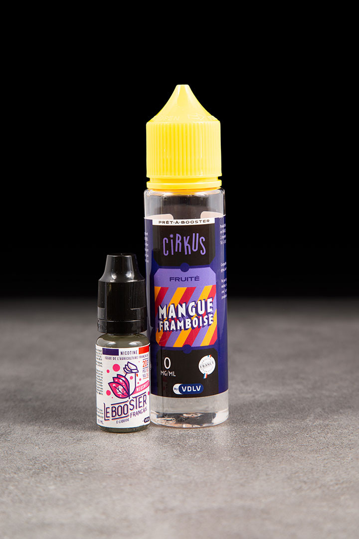 E-liquide Mangue Framboise - Kit DIY Edition Limitée - CIRKUS VDLV - ICI ET VAP