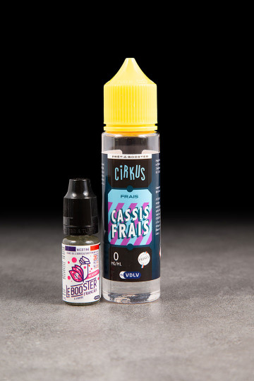 E-liquide Cassis Frais - Kit DIY Edition Limitée - CIRKUS VDLV - ICI ET VAP