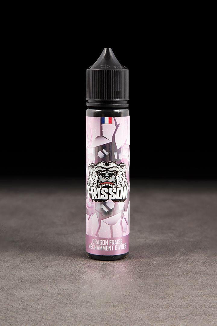E-liquide Dragon Fraise 50ml FRISSON BOBBLE - ICI ET VAP